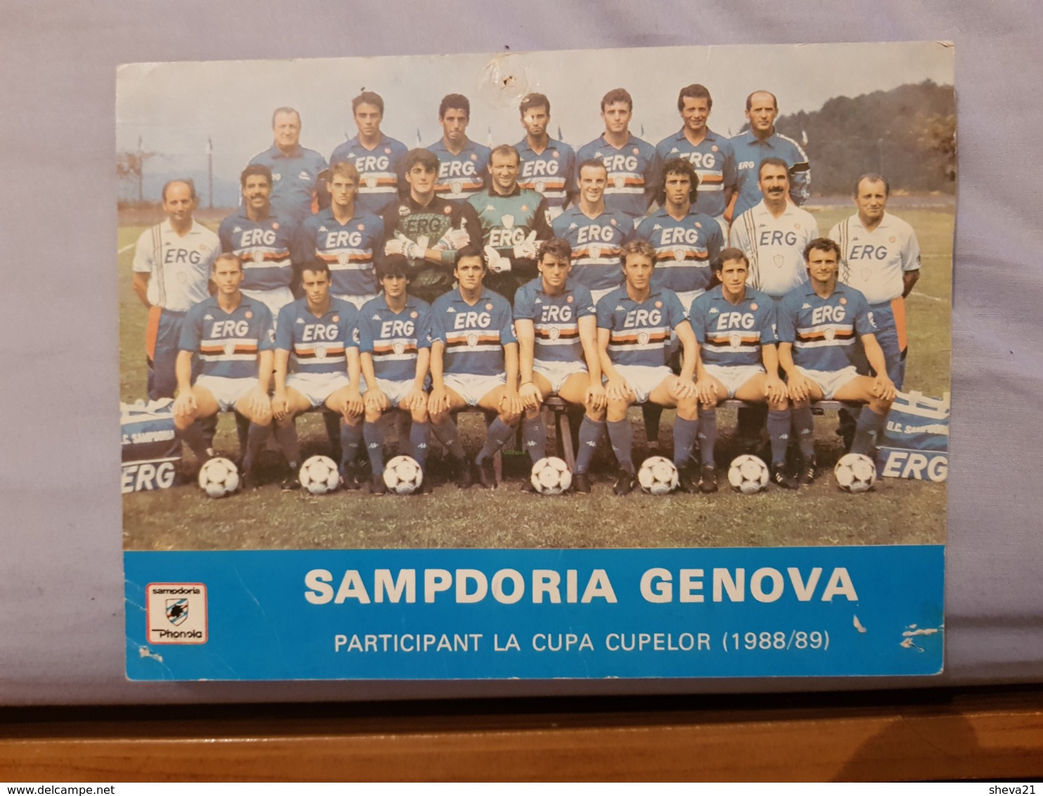 Sampdoria Postcard - Calcio