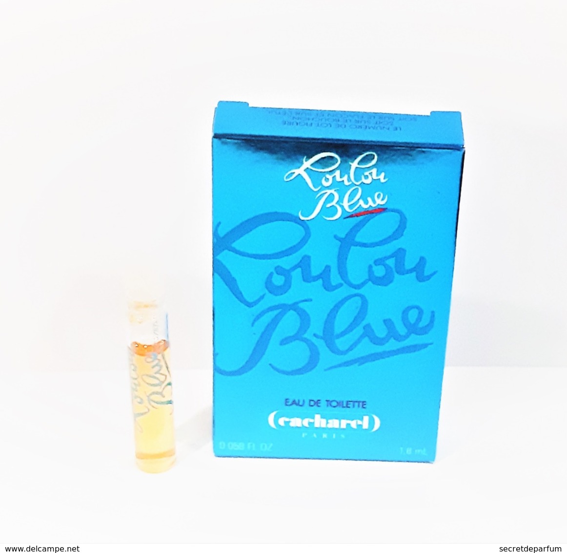 échantillons De Parfum  Tubes   LOULOU BLUE De CACHAREL EDT 1.8 Ml + Boite - Campioncini Di Profumo (testers)
