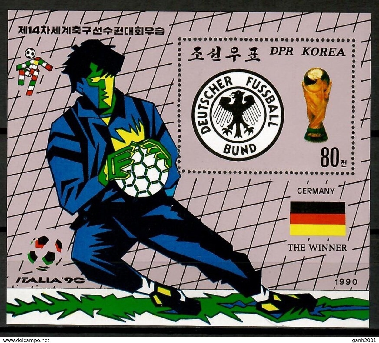 Korea N. 1990 Corea / FIFA World Football Cup Italy MNH Campeonato Mundial Fútbol Italia / Cu12928  34-18 - 1990 – Italien