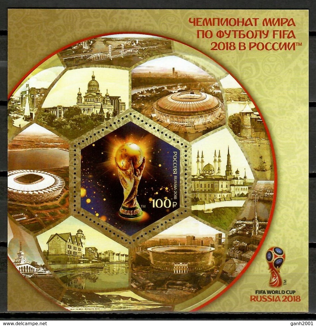 Russia 2018 Rusia / Football World Cup Russia Soccer MNH FIFA Copa Mundial Futbol Rusia / Cu10315  27-6 - 2018 – Russland