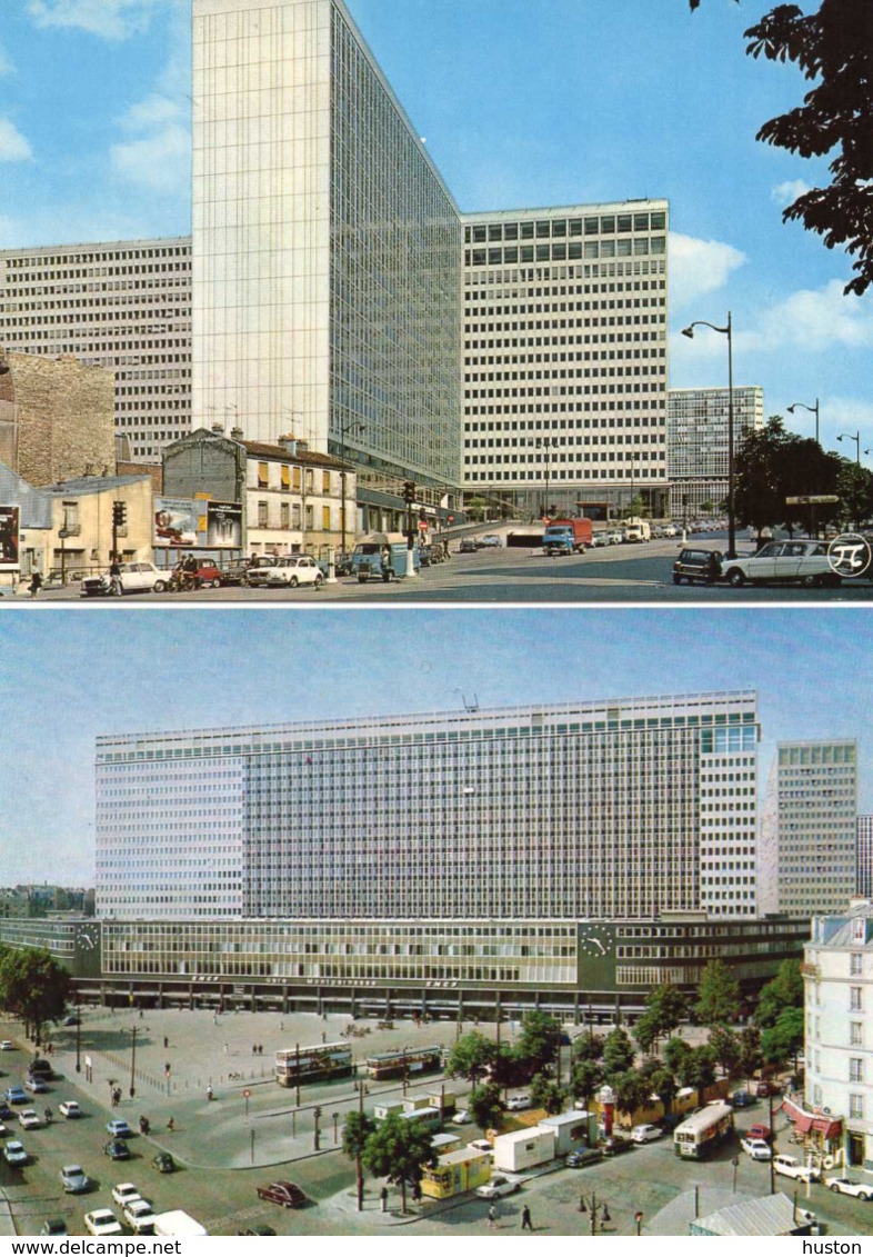 PARIS - Nouvel Ensemble De La Gare Maine-Montparnasse  - LOT 3 CARTES - Metro, Estaciones