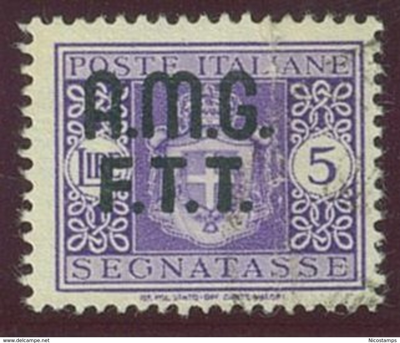 TRIESTE A.M.G.-F.T.T. SASS. S.T.  4A  USATO - Postage Due