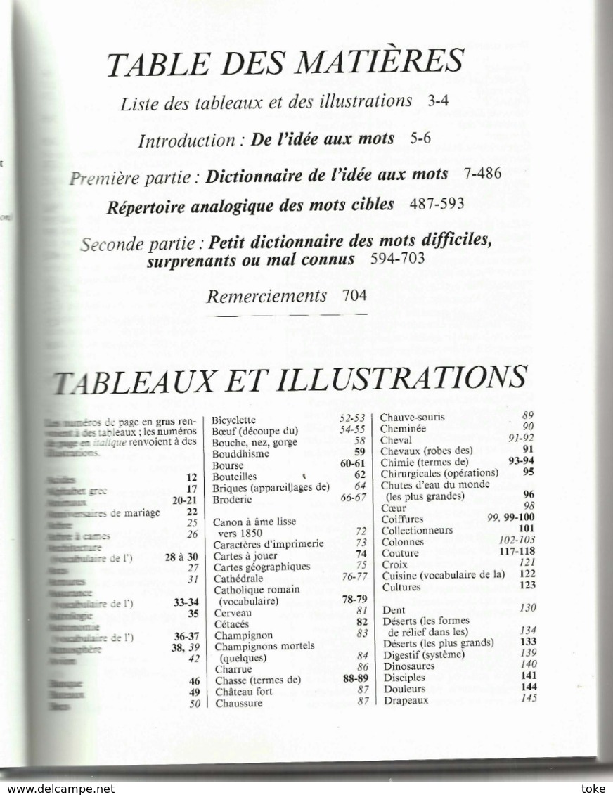 Le Dictionnaire PLUS , De L'Idée Aux Mots Et Leurs Synonimes - Woordenboeken