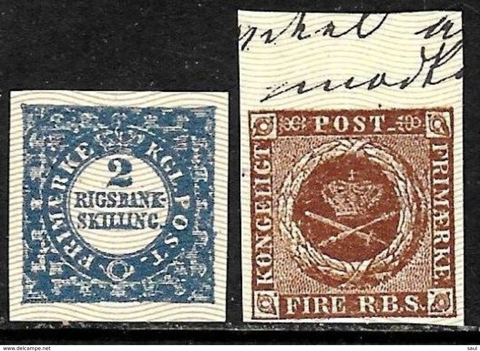 507 - DANEMARK - 1852 - EARLY ISSUES - GOOD FORGERIES - FAUX - FAKES - FALSES - FALSCHEN - Other & Unclassified