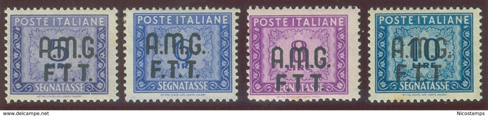 TRIESTE A.M.G.-F.T.T. SASS. S.T.  5 - 15 NUOVI - Postage Due