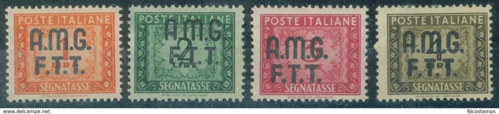 TRIESTE A.M.G.-F.T.T. SASS. S.T.  5 - 15 NUOVI - Postage Due