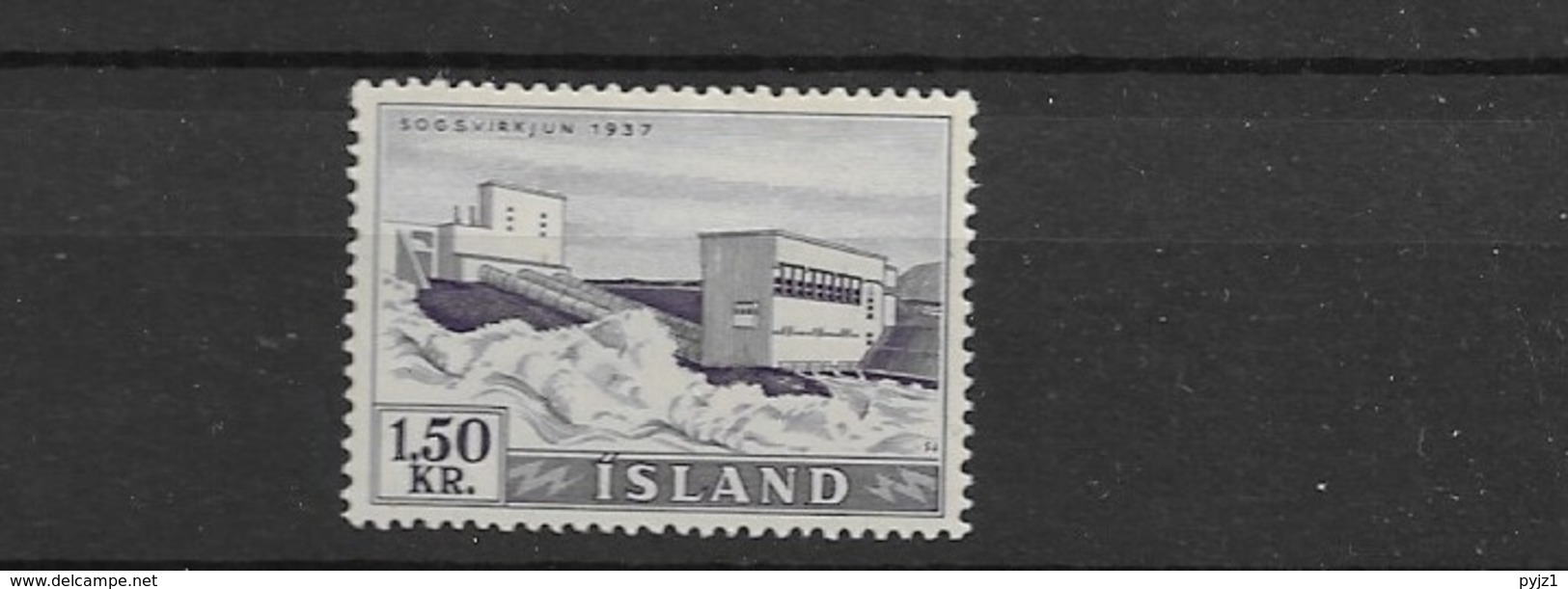 1956 MNH Iceland, Island, Mi 306 - Nuovi