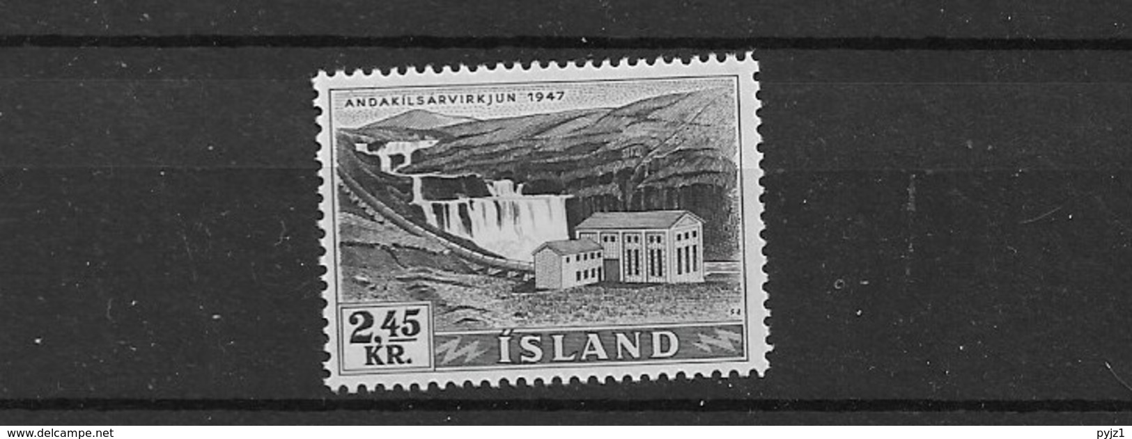 1956 MNH Iceland, Island, Mi 308 - Unused Stamps