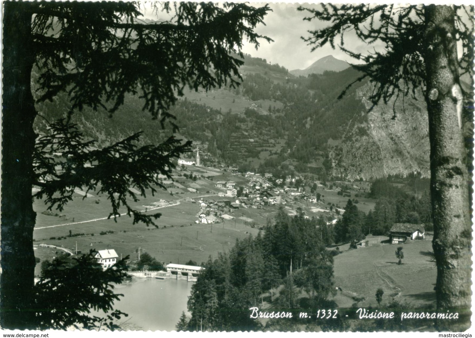 BRUSSON  AOSTA  Visione Panoramica - Altri & Non Classificati