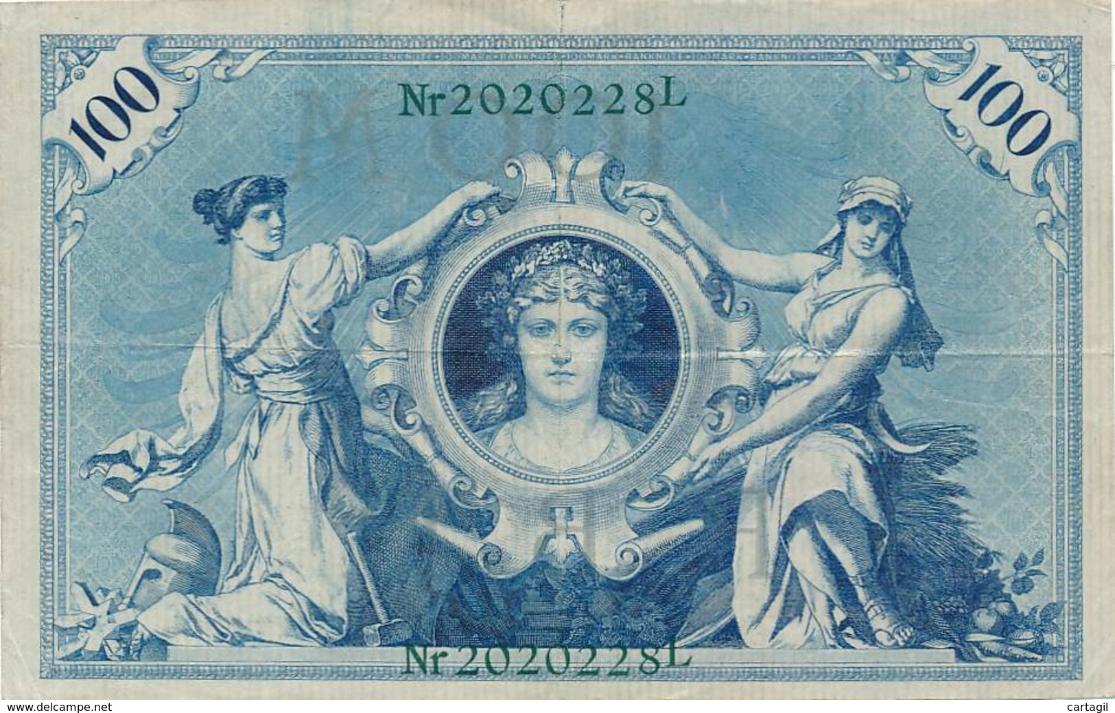 Numismatique -B3729 -Allemagne 100 Mark 1908 ( Catégorie,  Nature état ... Scans)-Envoi Gratuit - 100 Mark