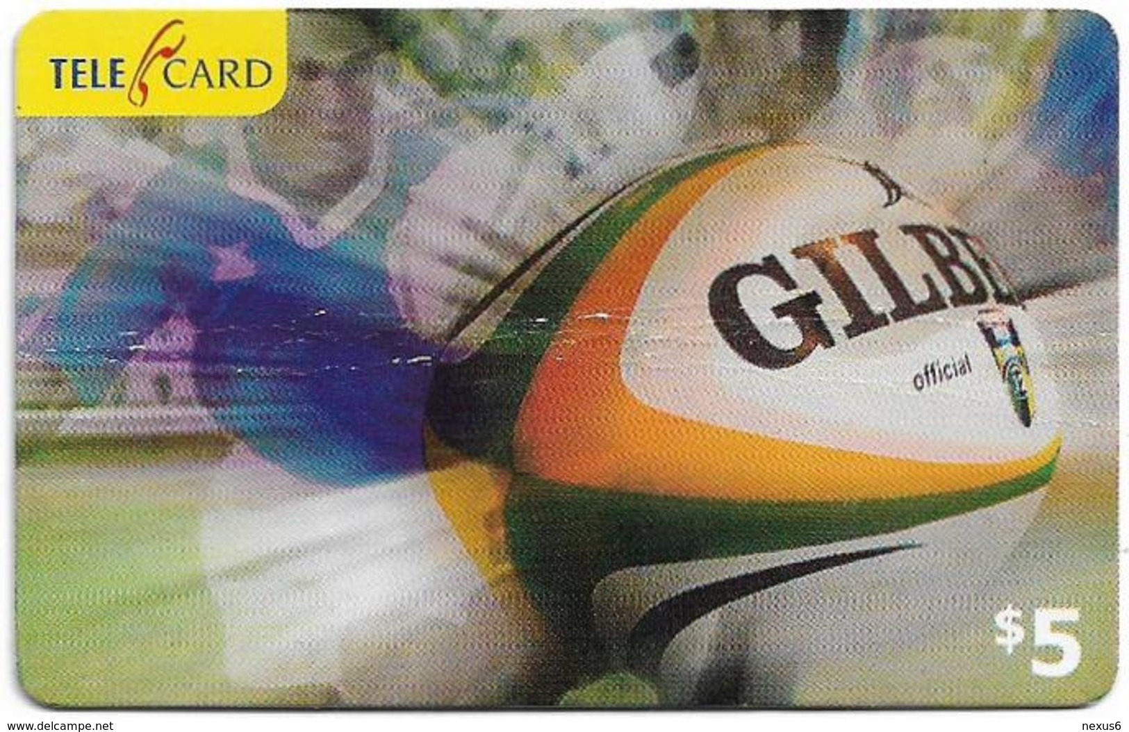 Fiji - Telecom Fiji - Sports, Rugby, Cn.060546, Remote Mem. 5$, Used - Fidji