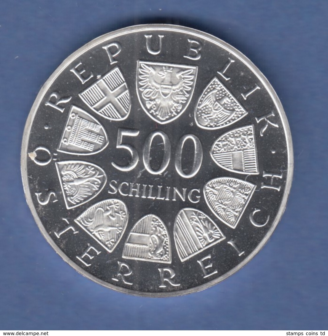 Österreich 500-Schilling Silbermünze 1983 Wien Parlament PP - Austria