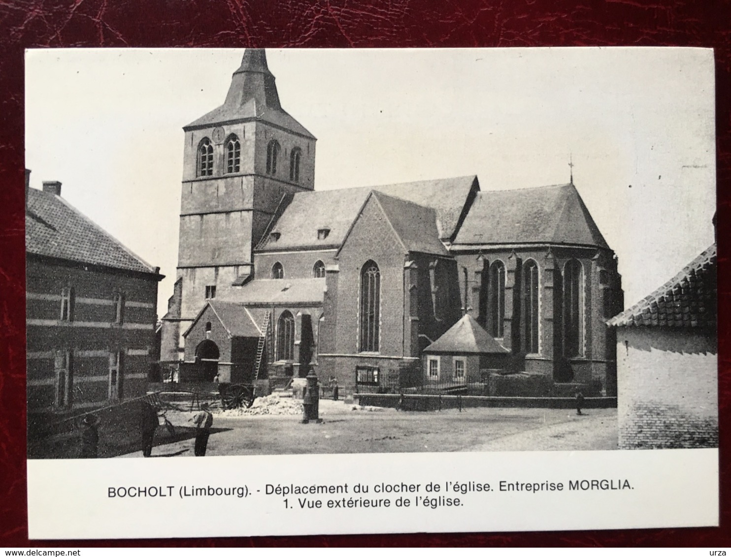 BOCHOLT----- 7 CP SM---"Déplacement du clocher de l'église"