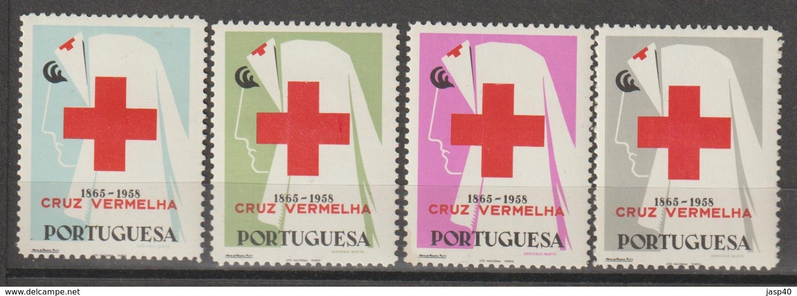 PORTUGAL - CRUZ VERMELHA EMISSÃO DE 1958 - Neufs