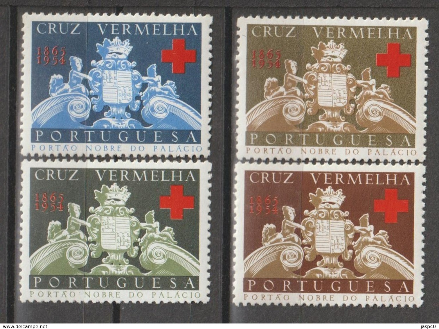 PORTUGAL - CRUZ VERMELHA EMISSÃO DE 1954 - Unused Stamps