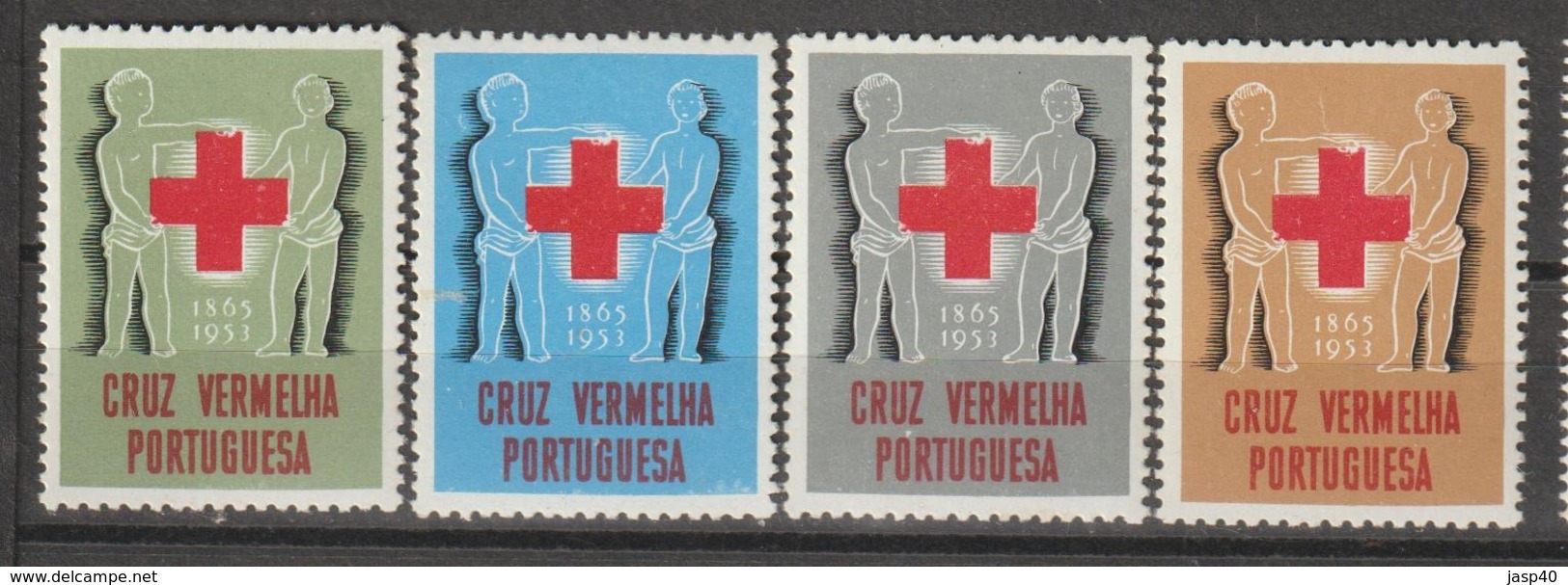 PORTUGAL - CRUZ VERMELHA EMISSÃO DE 1953 - Neufs