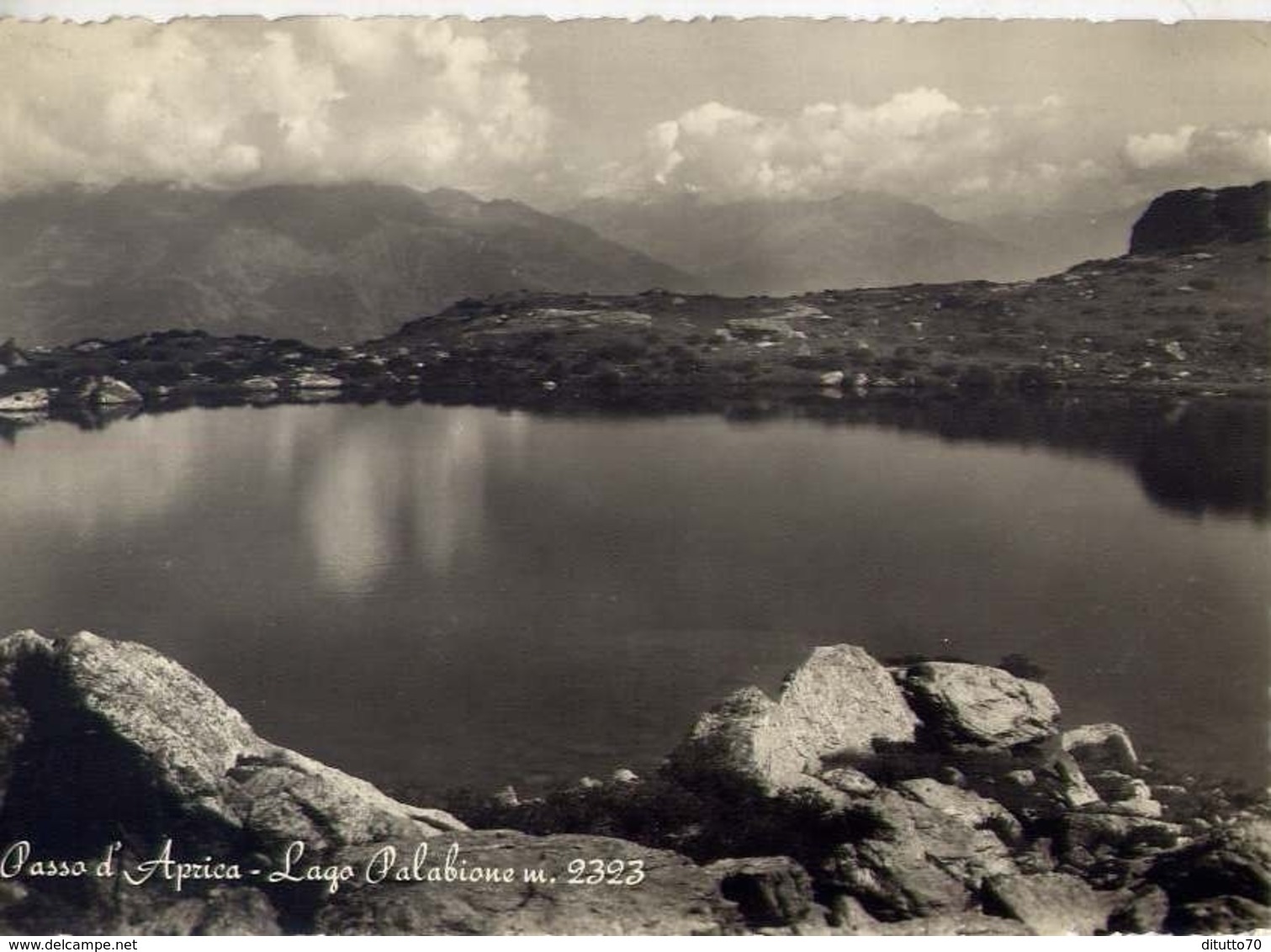 Passo D'Aprica - Lago Palabione - Formato Grande Viaggiata Mancante Di Affrancatura – E 14 - Sondrio