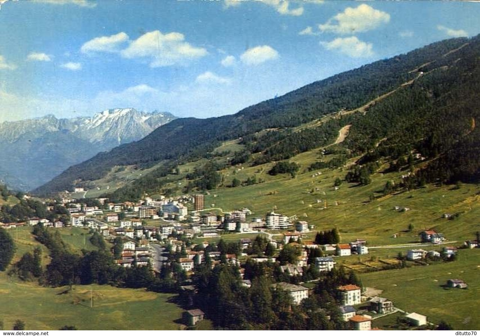 Passo Di Aprica - Panorama Sullo Sfondo Il Gruppo Adamello - Formato Grande Viaggiata – E 14 - Sondrio