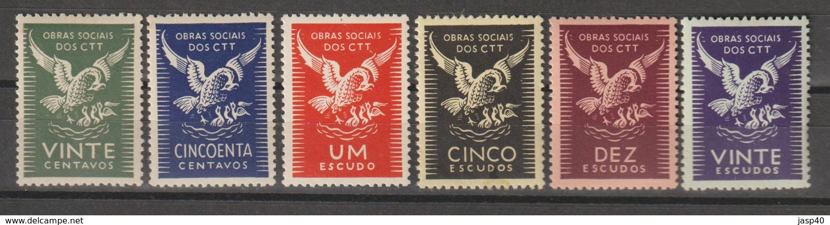 PORTUGAL - OBRAS SOCIAIS DOS CTT - 1947 - Neufs