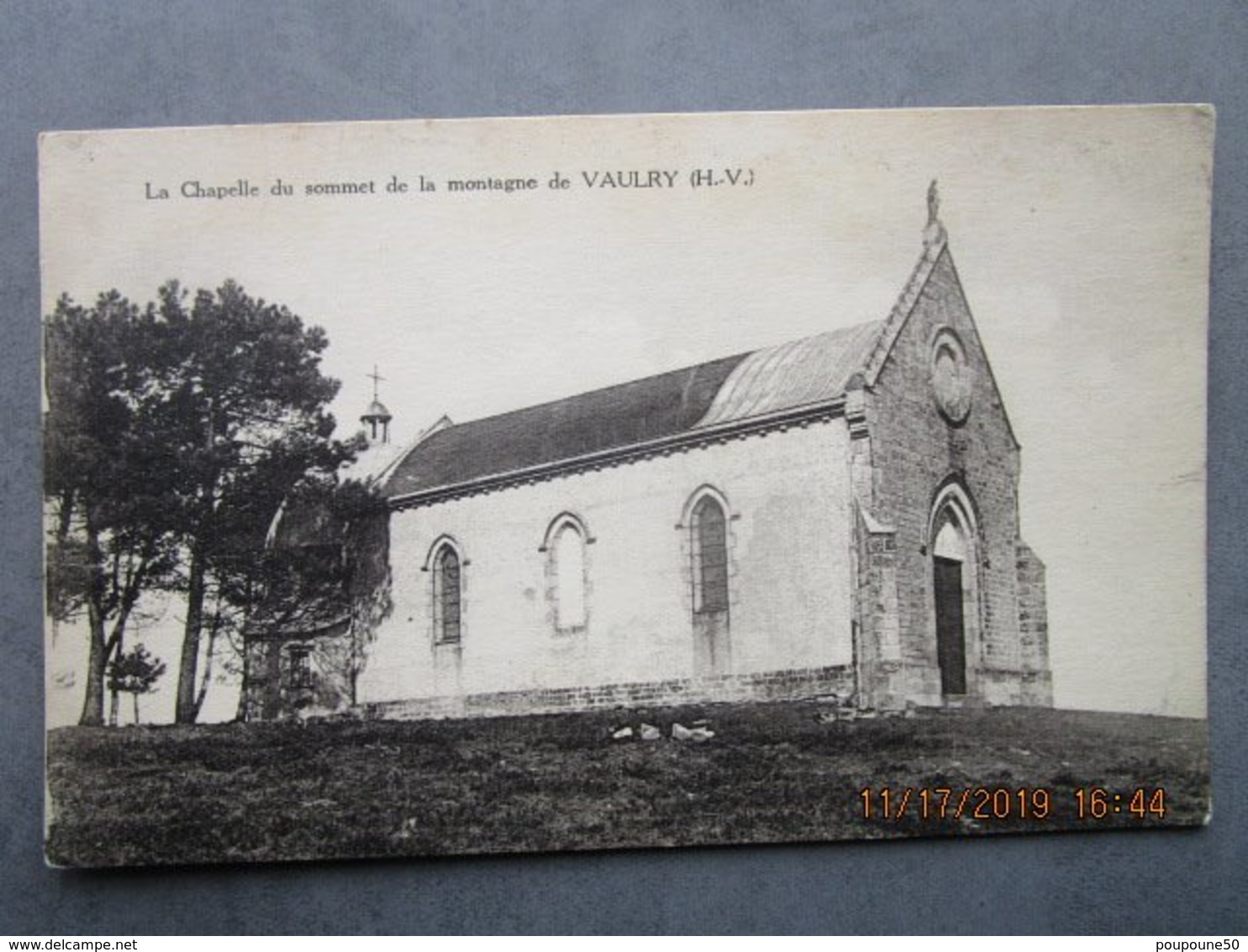 CPA 87 Haute Vienne VAULRY Vers Nantiat   - La Chapelle Du Sommet De La Montagne De Vaulry  1910 - Nantiat