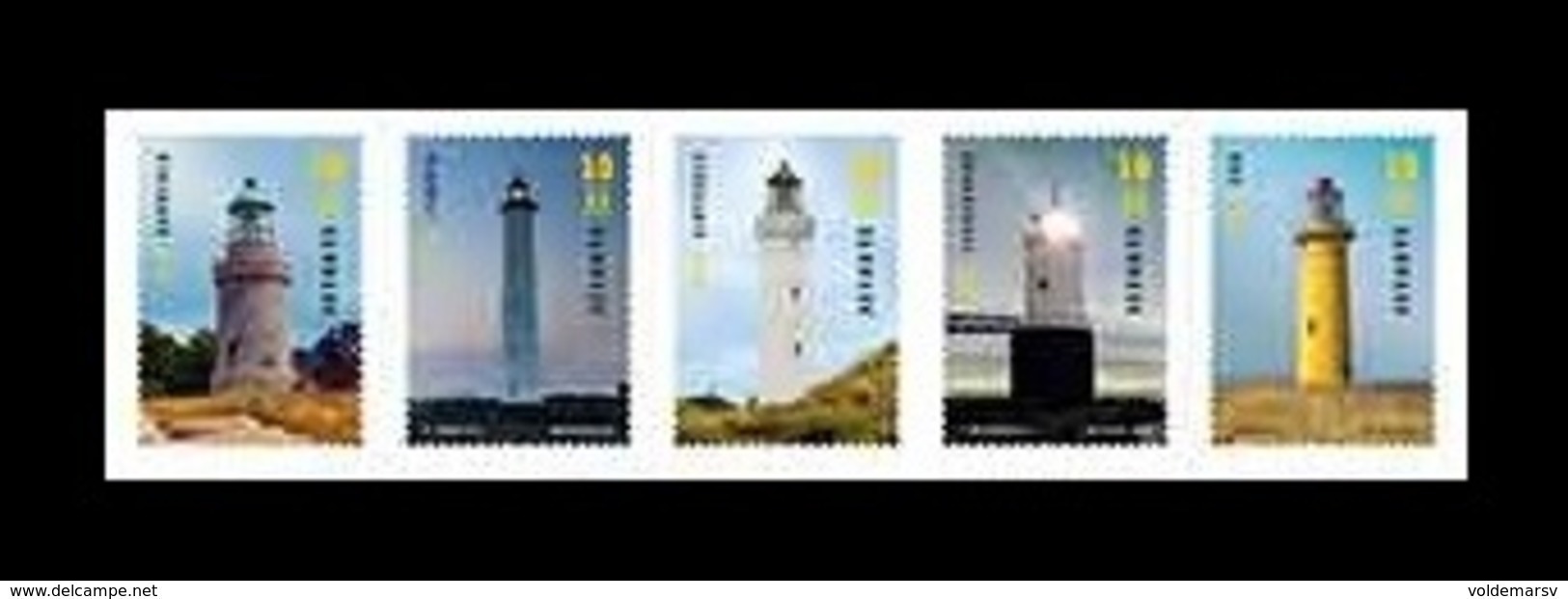 Denmark 2019 Mih. 1974/78 Lighthouses MNH ** - Nuovi