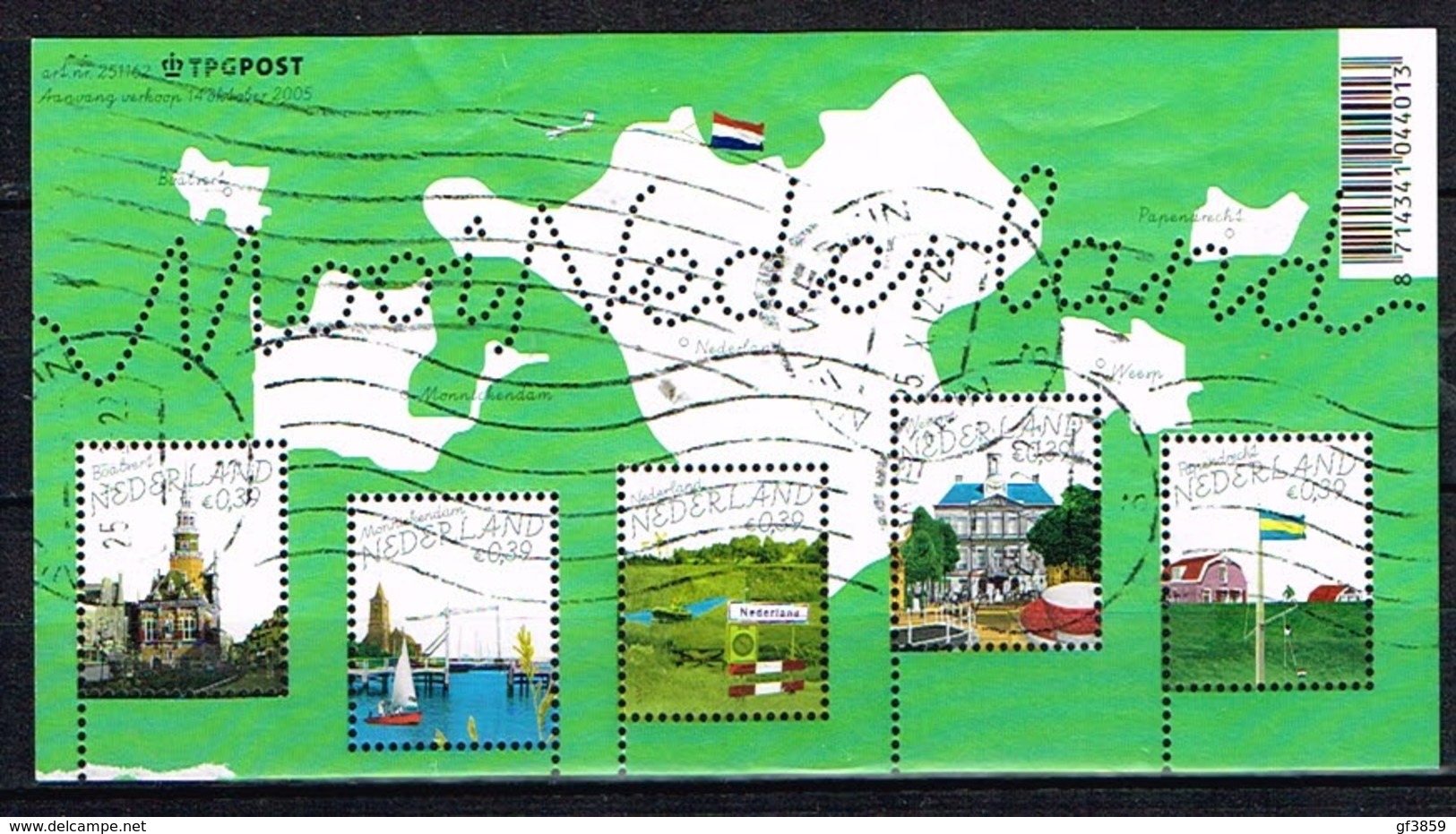 PAYS-BAS /Oblitérés/Used/ 2005 - Images Des Pays-Bas - Blocks & Sheetlets