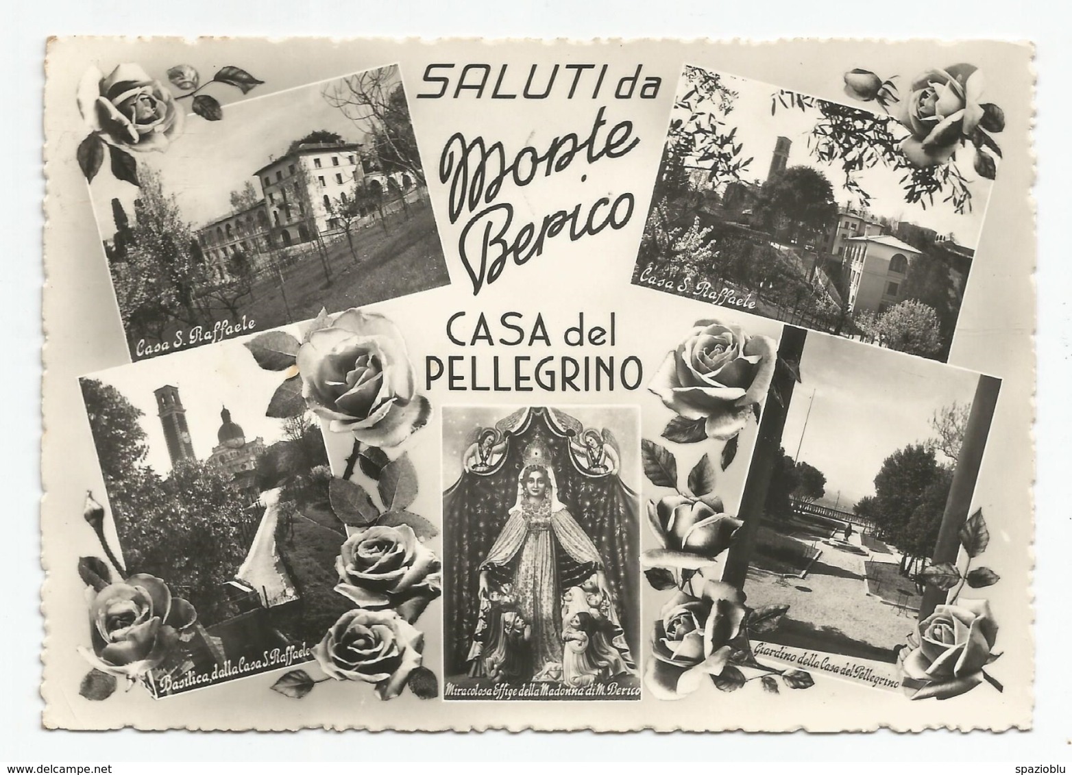 Vicenza, 1957 - Saluti Da Monte Berico Casa Del Pellegrino. - Vicenza