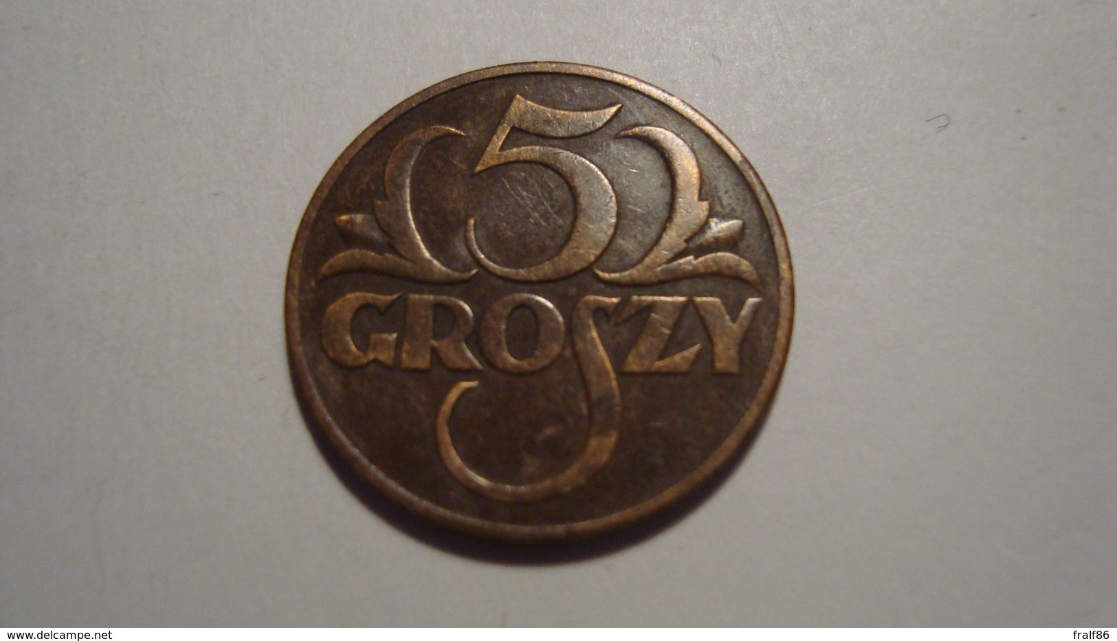 MONNAIE POLOGNE 5 GROSZY 1936 - Polen