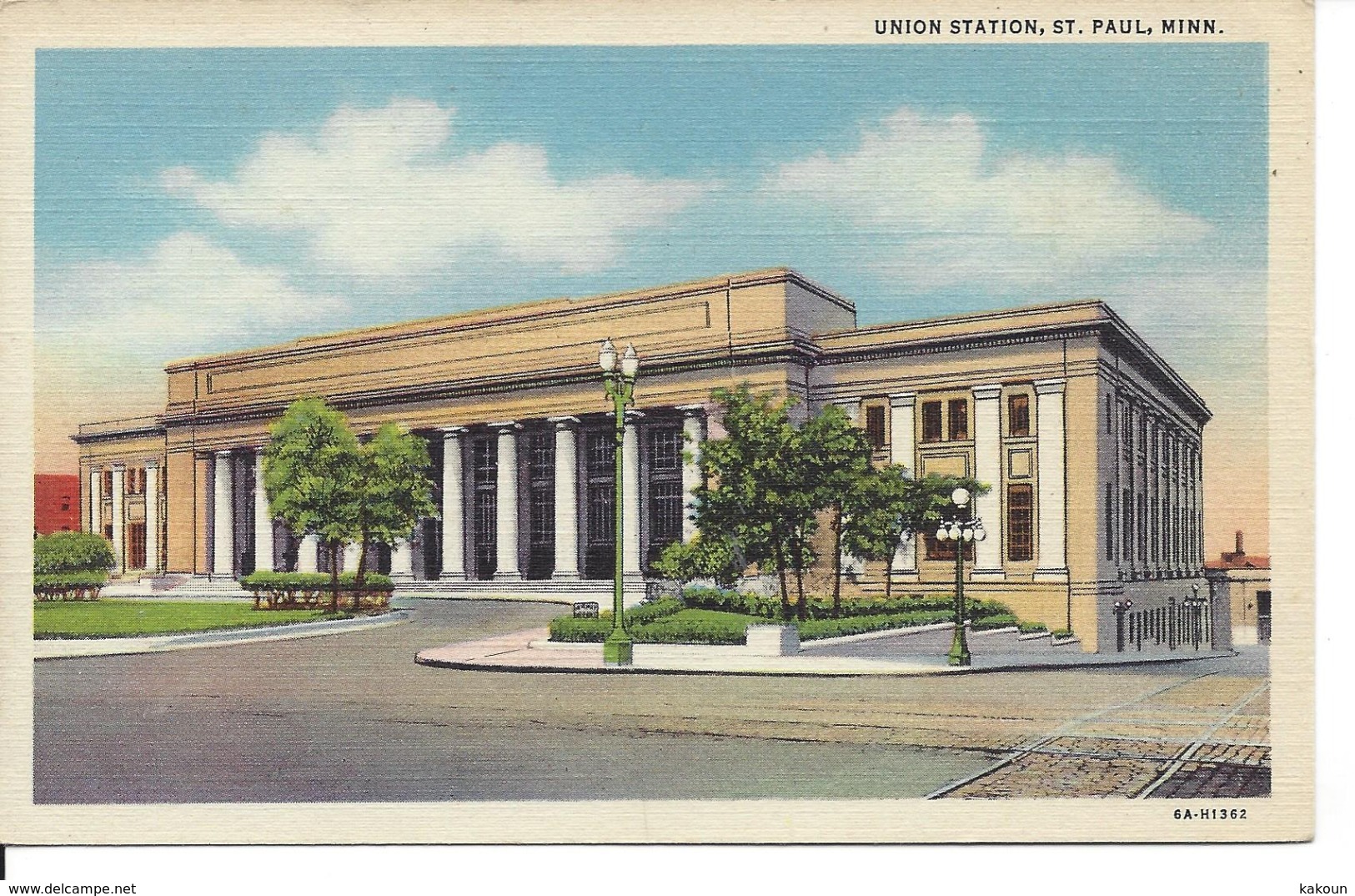 Union Station, Saint Paul, Minn, Pub. By St. Paul News Agency,. Unused.  (XA32) - St Paul