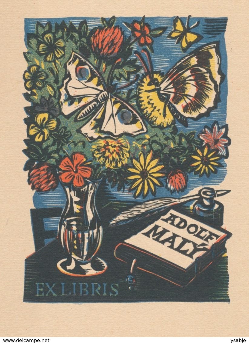 Ex Libris Adolf Maly - Michael Florian - Ex-Libris