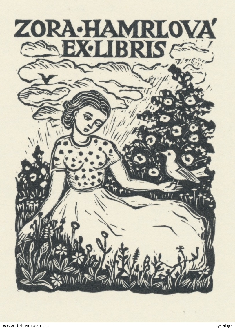 Ex Libris Zora Hamrlova - Michael Florian (1911-1984) - Ex-Libris