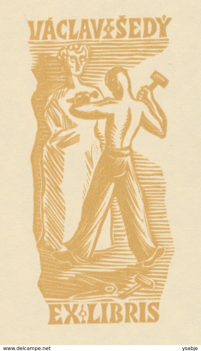 Ex Libris Václav Šedý - Michael Florian (1911-1984) - Ex-Libris