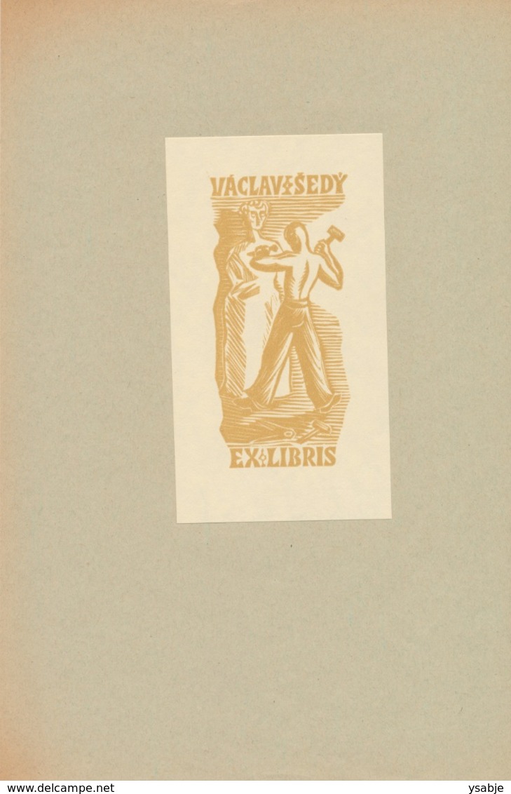 Ex Libris Václav Šedý - Michael Florian (1911-1984) - Ex-Libris