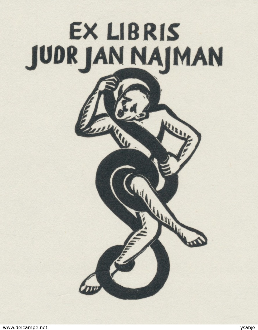 Ex Libris Jan Najman - Michael Florian (1911-1984) - Ex-Libris