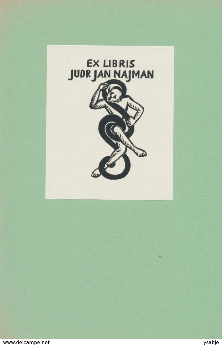 Ex Libris Jan Najman - Michael Florian (1911-1984) - Exlibris