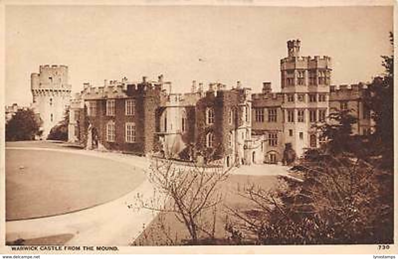 England Warwick Castle From The Mound - Autres & Non Classés
