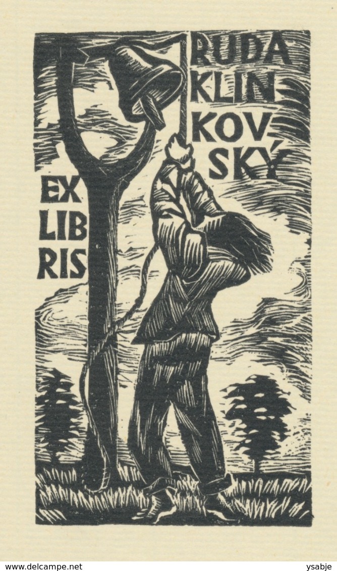 Ex Libris Ruda Klinkovsky - Michael Florian (1911-1984) - Ex-Libris