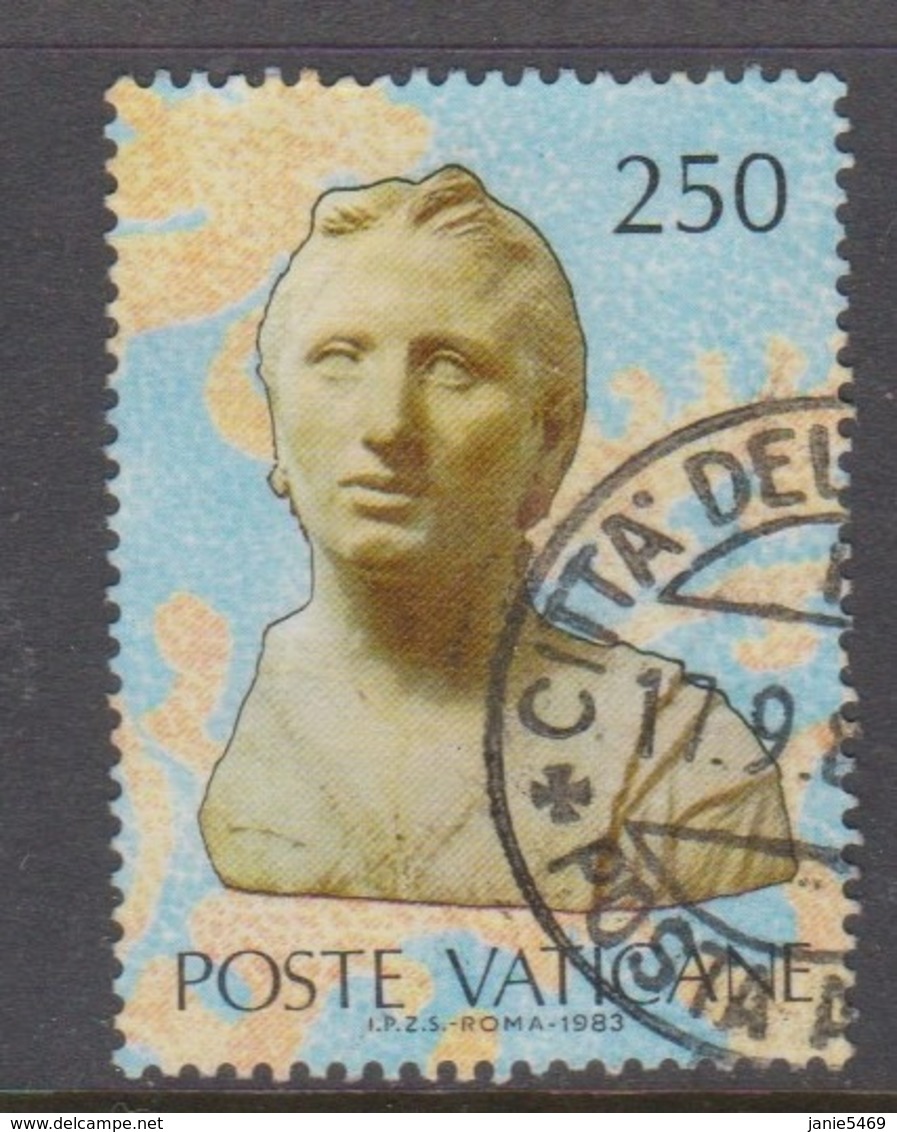 Vatican City S 740 1983 Art 1st Issue,250 Lire Used - Usados