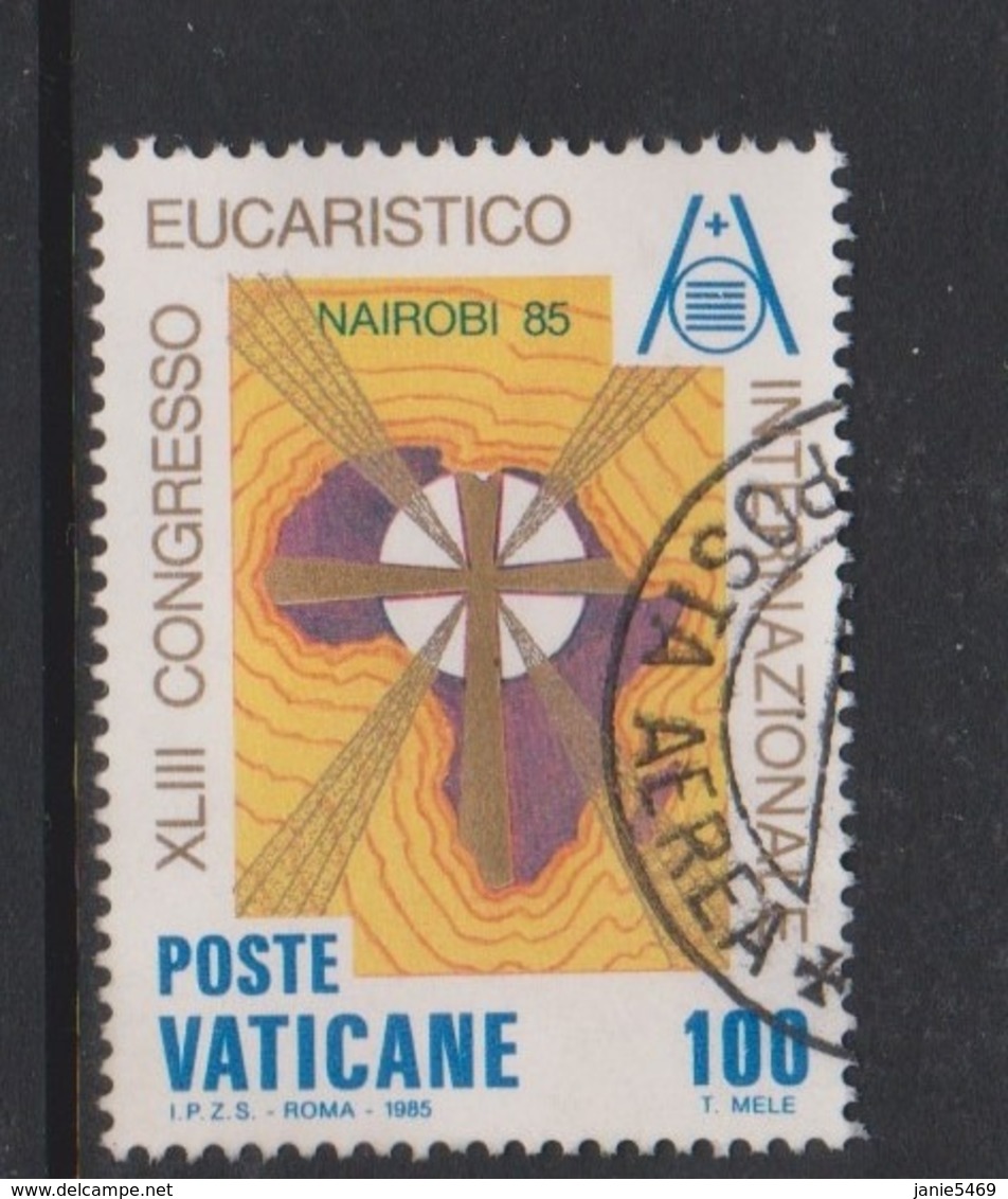 Vatican City S 789 1985 43rd Eucharistic Congress. 100 Lire Used - Used Stamps