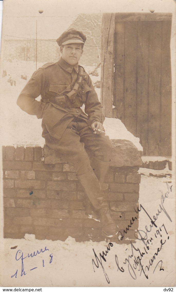 MILITAIRE ETRANGER GUERRE DE 14 / 18 CARTE PHOTO - Guerra 1914-18