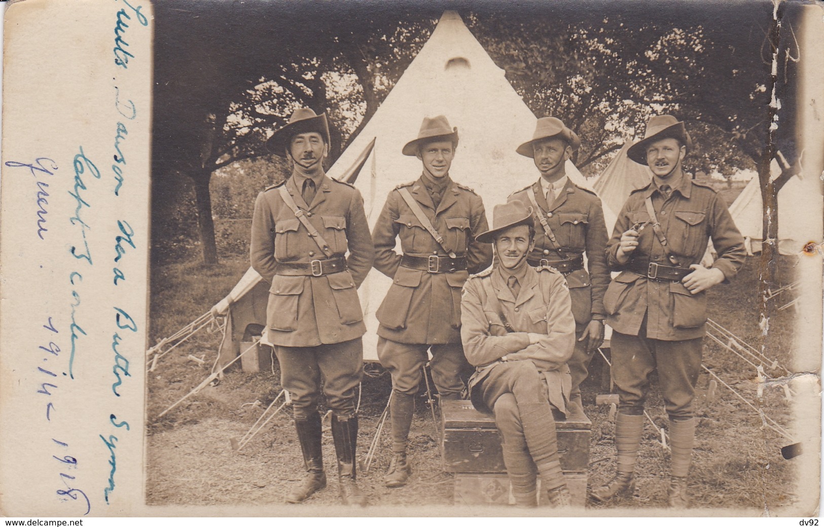 MILITAIRES ETRANGERS GUERRE DE 14 / 18 CARTE PHOTO - Guerra 1914-18