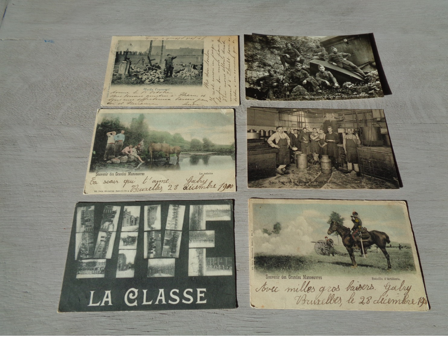 Beau Lot De 20 Cartes Postales De L' Armée Belge Soldats Soldat  Mooi Lot Van 20 Postkaarten Leger Soldaten Soldaat - 5 - 99 Postkaarten