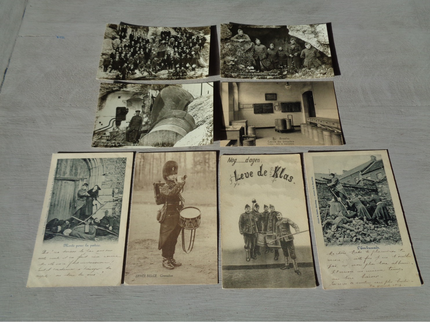 Beau Lot De 20 Cartes Postales De L' Armée Belge Soldats Soldat  Mooi Lot Van 20 Postkaarten Leger Soldaten Soldaat - 5 - 99 Cartes