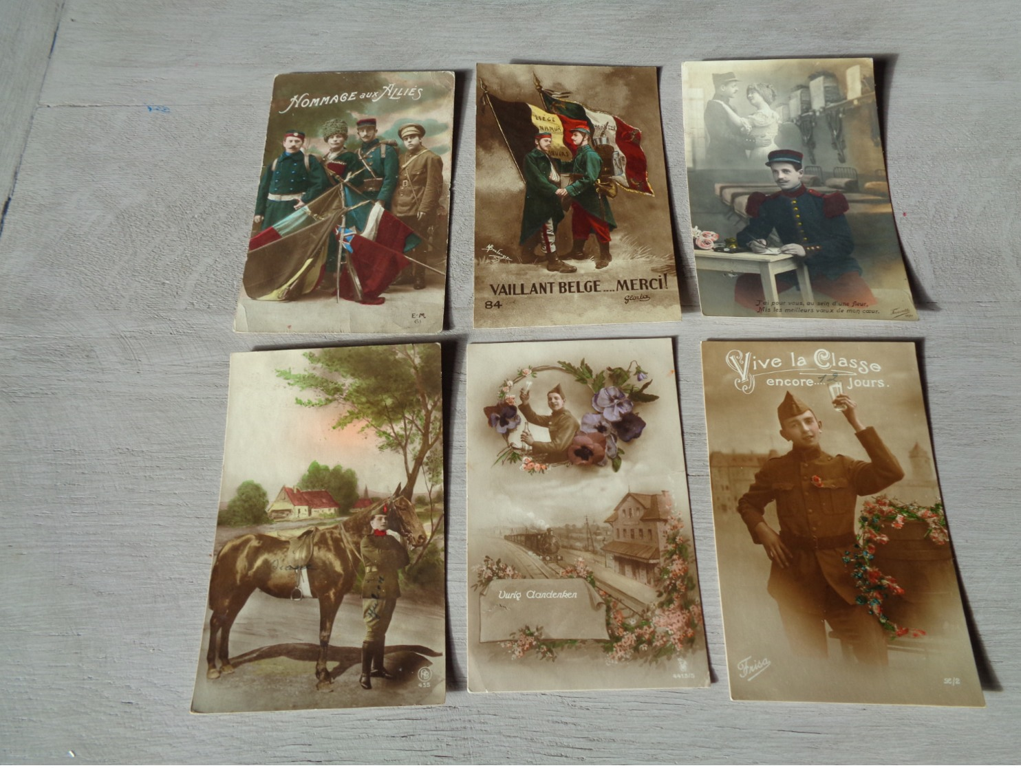 Beau Lot De 20 Cartes Postales De Fantaisie Soldats Soldat  Mooi Lot Van 20 Postkaarten Fantasie Leger Soldaten Soldaat - 5 - 99 Cartes
