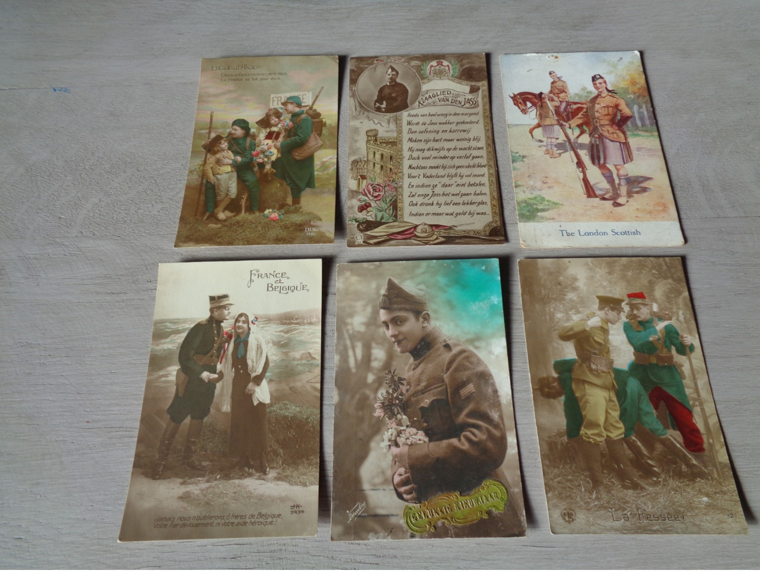 Beau Lot De 20 Cartes Postales De Fantaisie Soldats Soldat  Mooi Lot Van 20 Postkaarten Fantasie Leger Soldaten Soldaat - 5 - 99 Cartes