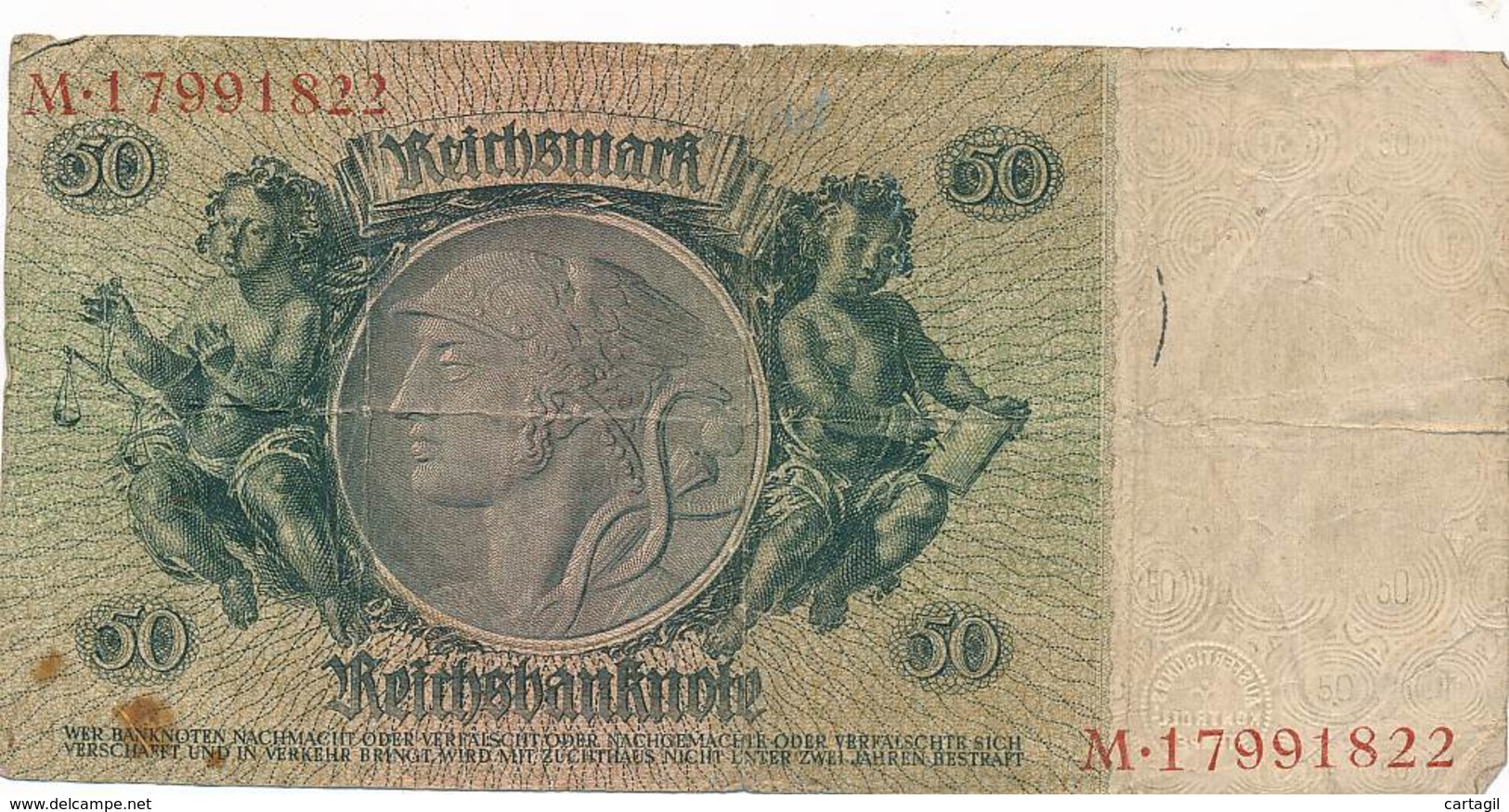 Numismatique -B3729 -Allemagne 50 Reichsmark 1933 ( Catégorie,  Nature état ... Scans)-Envoi Gratuit - 50 Reichsmark