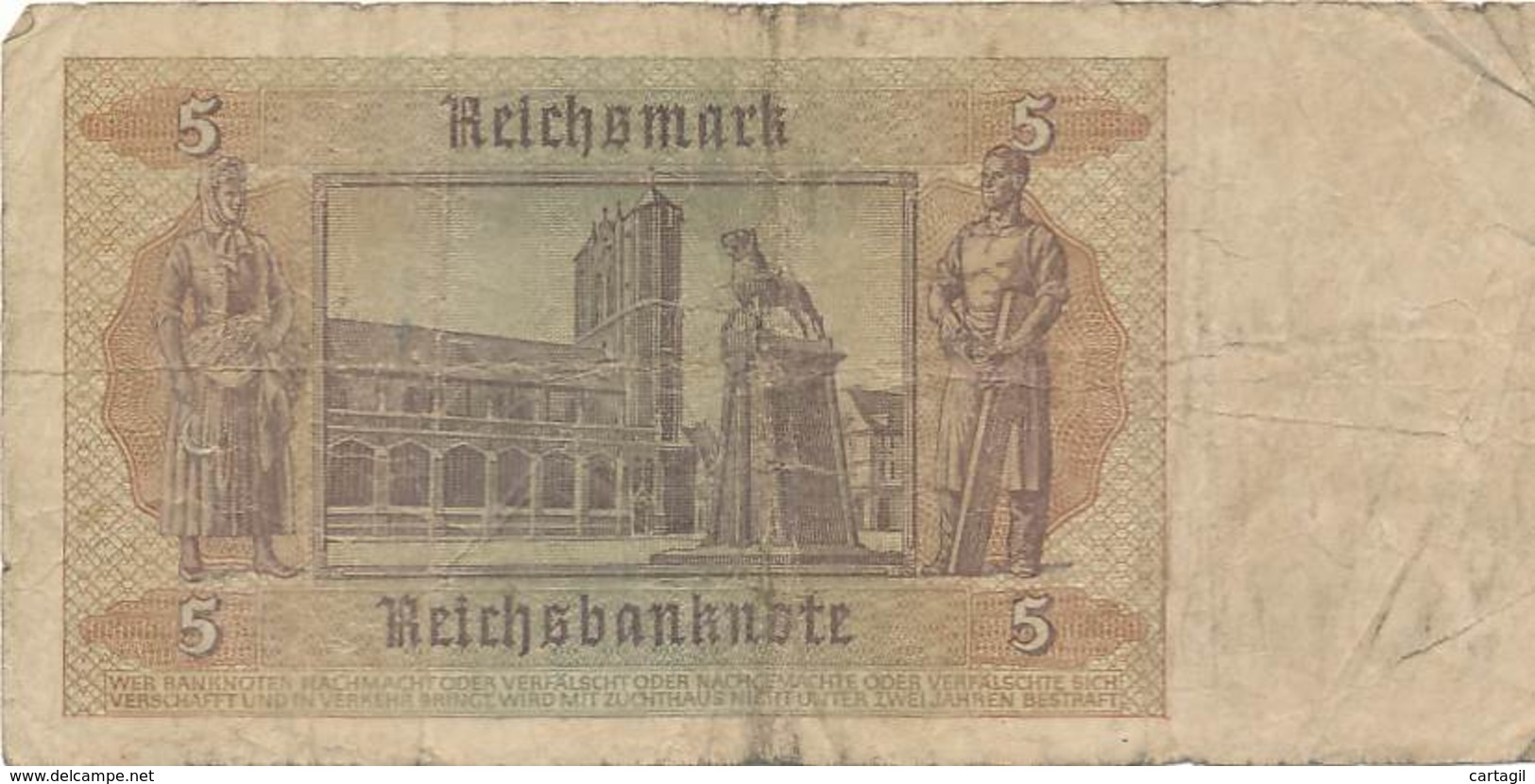 Numismatique -B3729 -Allemagne 5 Reichsmark 1942 ( Catégorie,  Nature,  état ... Scans)-Envoi Gratuit - 5 Reichsmark