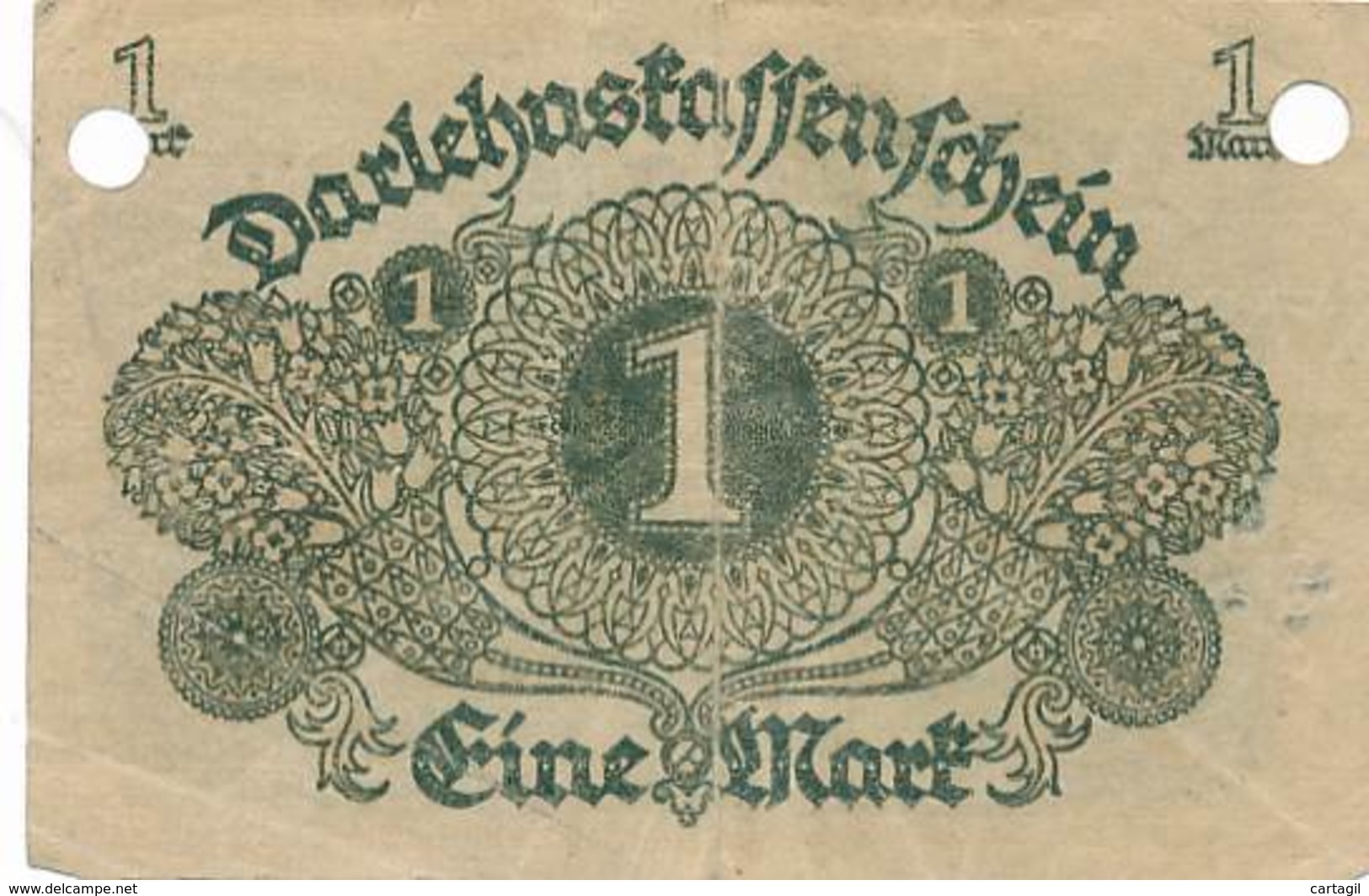 Numismatique -B3729 -Allemagne 1 Mark 1920 ( Catégorie,  Nature,  état ... Scans)-Envoi Gratuit - Imperial Debt Administration