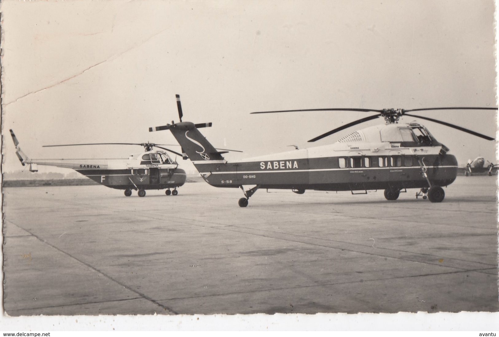 SABENA / HELICOPTERS  S.55 EB S.58  ANNO 1957 - Hélicoptères