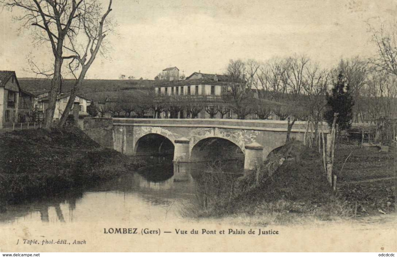 LOMBEZ  Vue Du Pont Et Palais De Justice RV - Autres & Non Classés